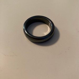 Hematite Thumb Ring